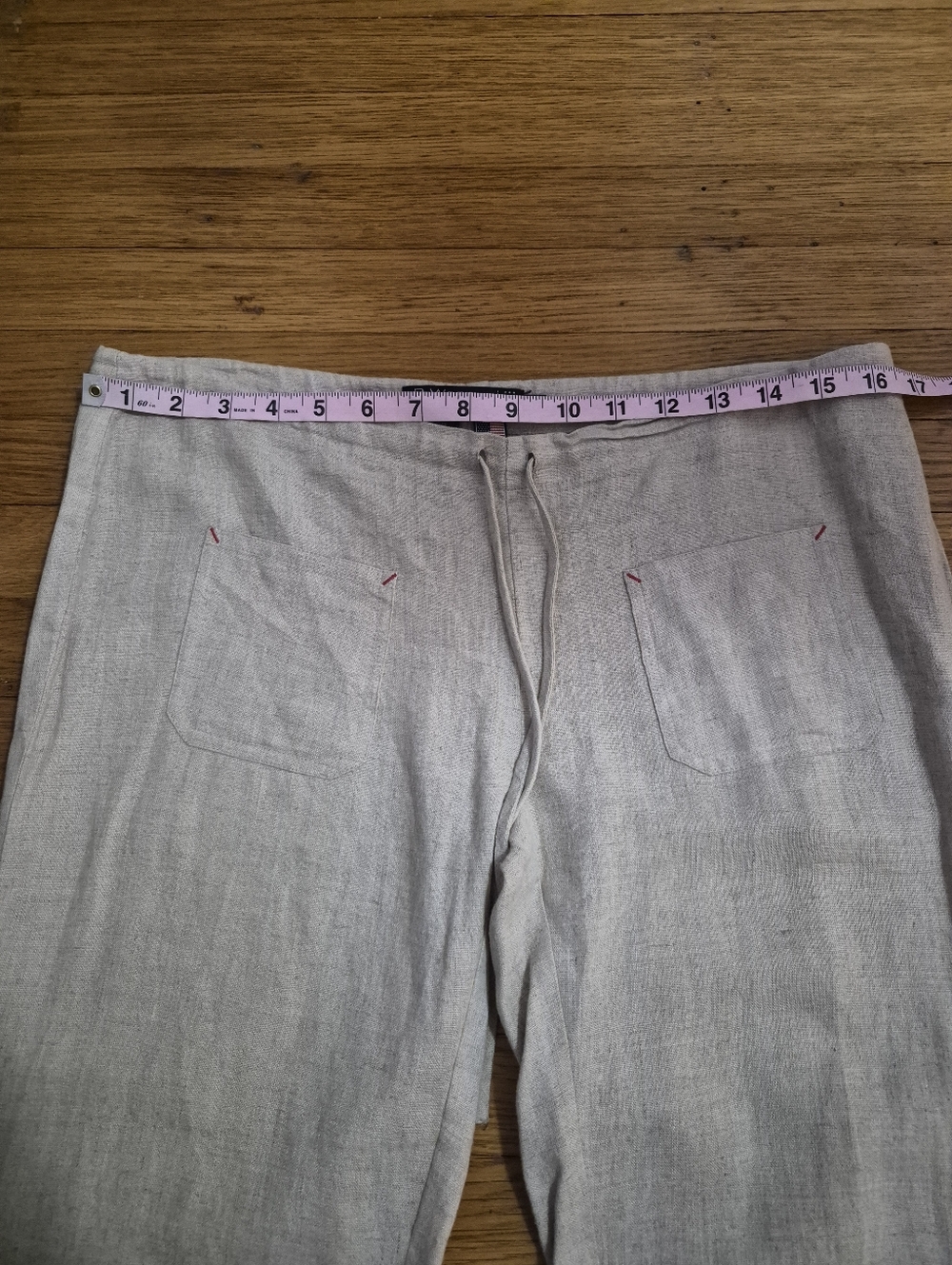 Y2K Rampage Linen-Blend Pants - Picture 5 of 8